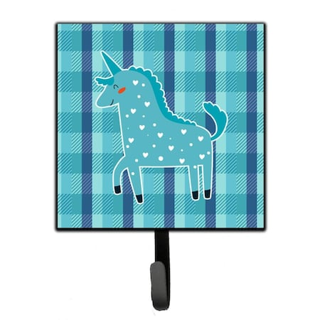 Carolines Treasures Unicorn in Plaid Leash or Key Holder BB6740SH4